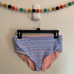 Aerie Reversible High Rise Bikini Bottom, Sz M